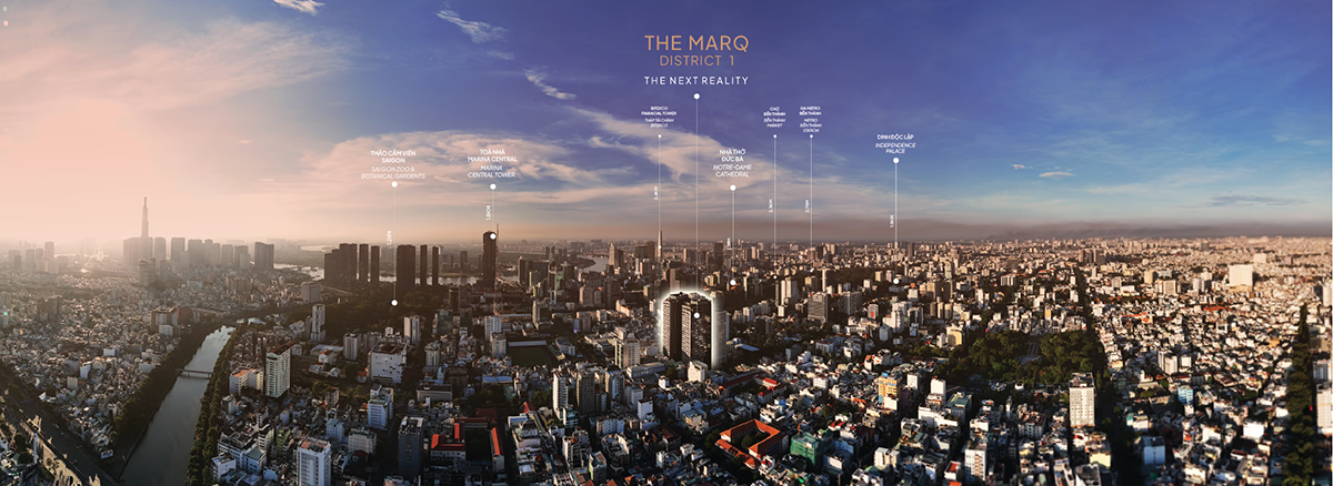 So sánh The MarQ Quận 1 đối với những dự án xung quanh