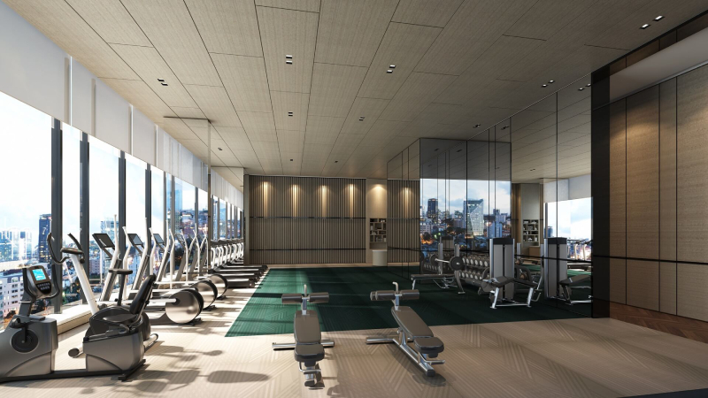 Điểm nhấn tiện ích The MarQ phòng gym đẳng cấp