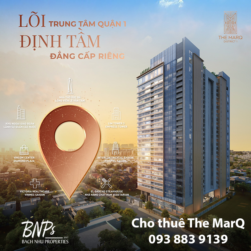 Thuê Căn 1pn The MarQ - Bách Như Properties - BNPs