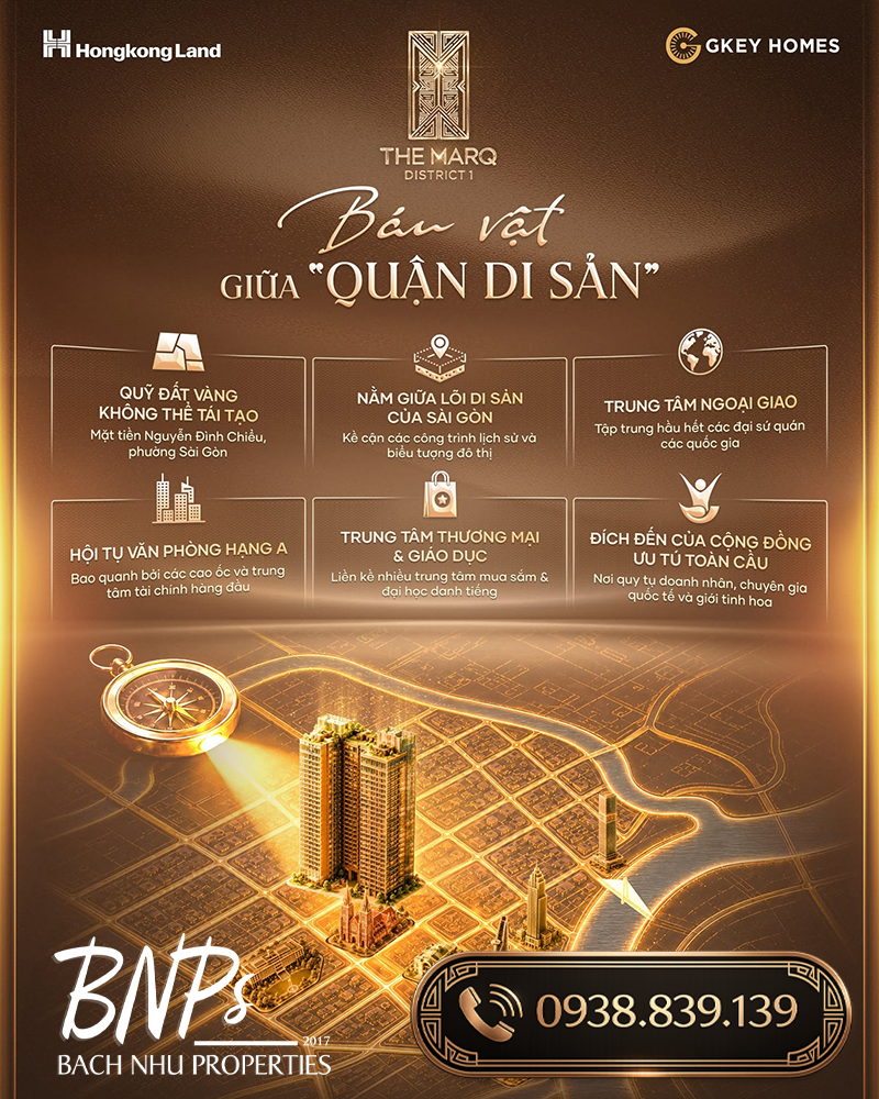 The MarQ Căn hộ hạng sang Quận 1 - Bách Như Properties - BNPs