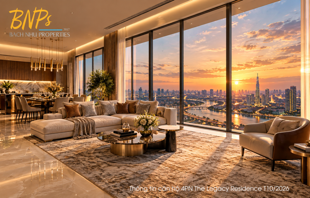 Thông tin căn hộ 4PN The Legacy Residence T10/2026