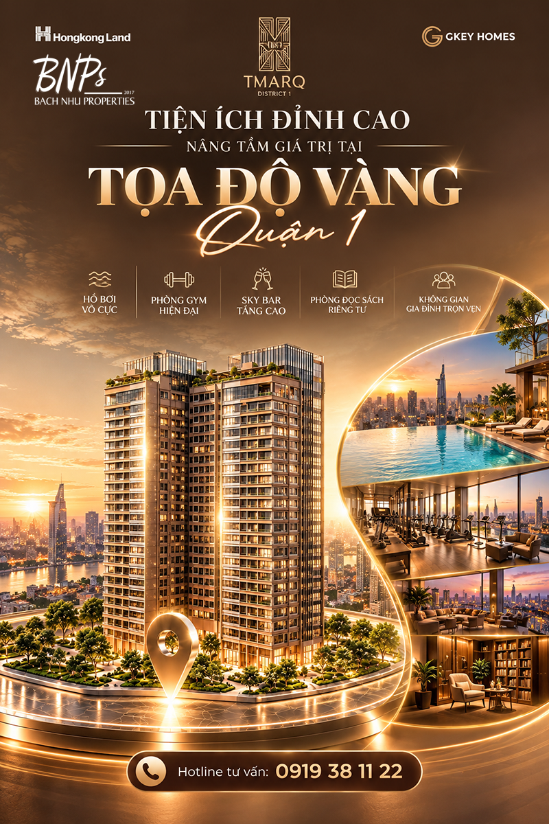 Tiện Ích The MarQ Có Gì? Khám Phá Không Gian Sống Chuẩn Quốc Tế Tại Quận 1 - Bách Như Properties - BNP's